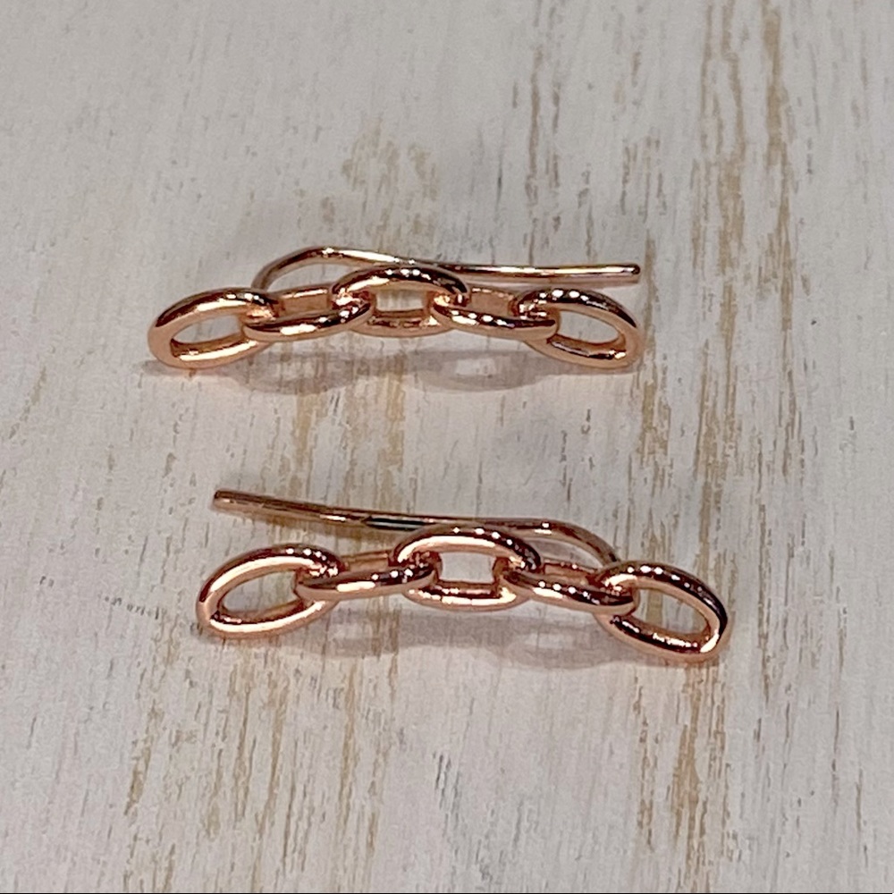 Kate Spade Rose Gold Ear Crawlers